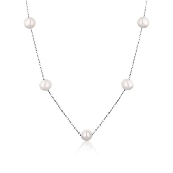 JwL Luxury Pearls Náhrdelník z nežných 5 pravých perál JL0755