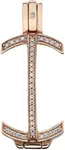 Hot Diamonds Prívesok Hot Diamonds Emozioni Carezza Coin Keeper RG 3,3 cm