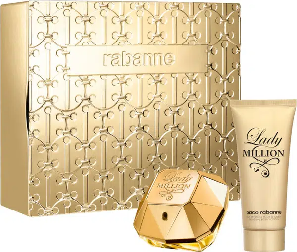 Rabanne Lady Million - EDP 80 ml + telové mlieko 100 ml