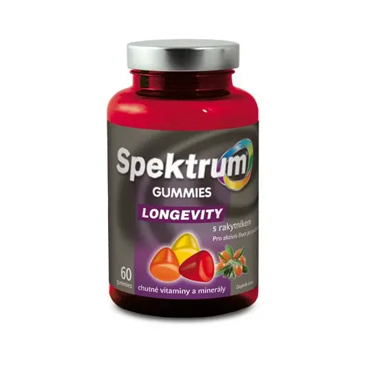 Spektrum Gummies Longevity, komplex vitaminů a minerálů + rakytník 60 gummies