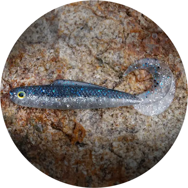 Redbass gumová nástraha twister kixter super natur - 12,5 cm 14 g