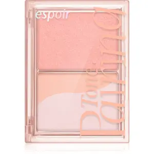 espoir Tone Pairing Cheek trio tvářenka pro dokonalý vzhled odstín Peach Fizz 9 g