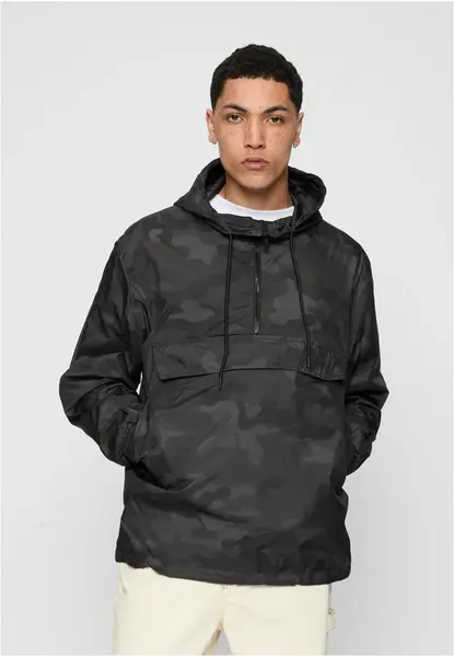 Camo Pull Over Windbreaker