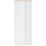 Xora SKŘÍŇ NA ODĚV, bílá, dub artisan, 78/202/38 cm