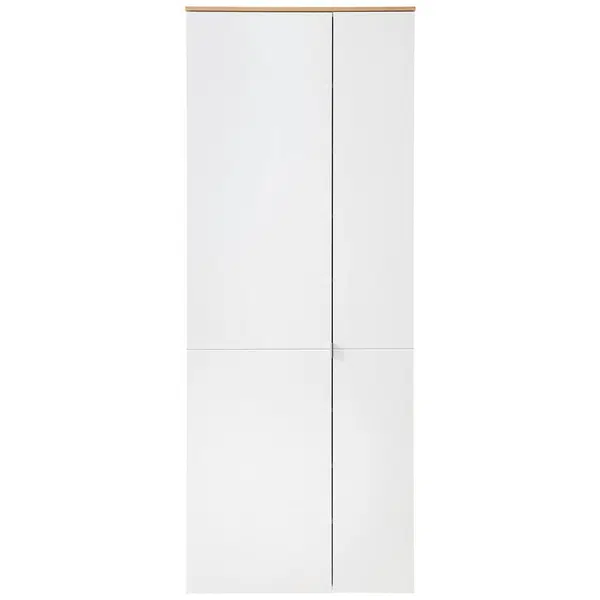 Xora SKŘÍŇ NA ODĚV, bílá, dub artisan, 78/202/38 cm
