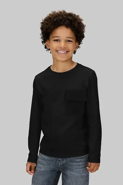 Dětské bavlněné tričko s dlouhým rukávem Calvin Klein Jeans