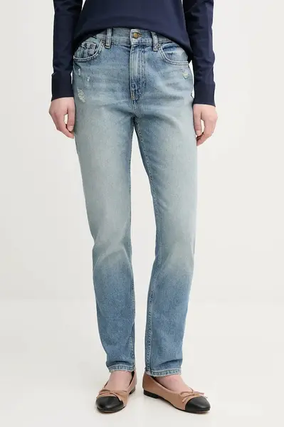 Džíny Sisley dámské, medium waist, 4IM7LE047