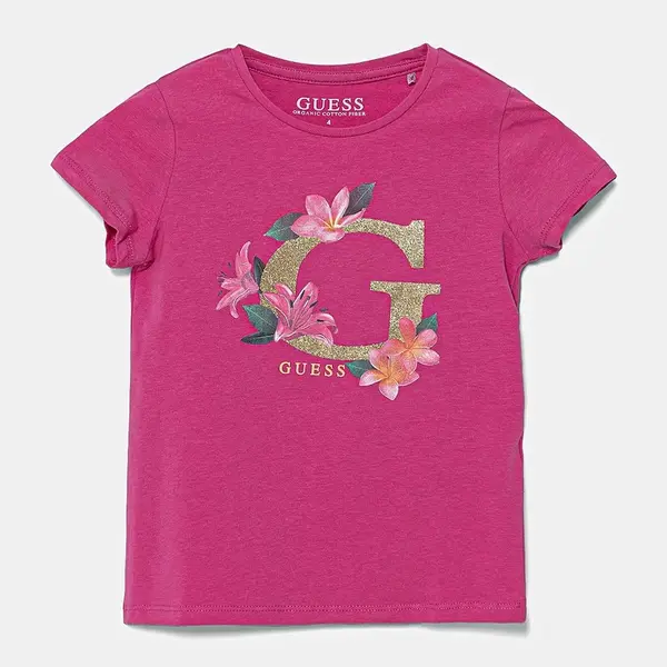 Dětské tričko Guess růžová barva, K5GI08 K6YW4