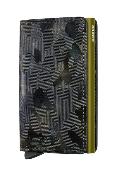 Kožená peněženka Secrid zelená barva, SJu-Moss