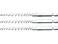 BGS Technic BGS 3078-8-N Nylonové kartáče pr. 8 mm, upínání 1/4", 3 ks (Sada BGS 3078)