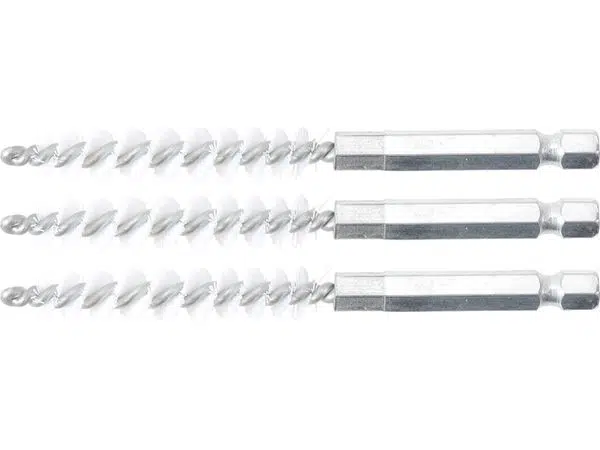 BGS Technic BGS 3078-8-N Nylonové kartáče pr. 8 mm, upínání 1/4", 3 ks (Sada BGS 3078)