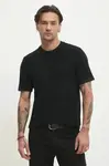 Svetr Abercrombie & Fitch pánský, černá barva, lehký, KI120-5071