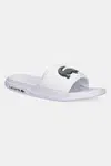 Pantofle Lacoste SERVE SLIDE DUAL pánské, bílá barva, 49CMA0038