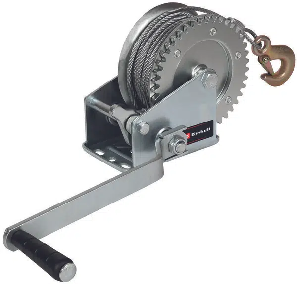 Ruční lanový naviják TC-WI 800, max. zatížení 800 kg, lano 20 m s hákem - Einhell
