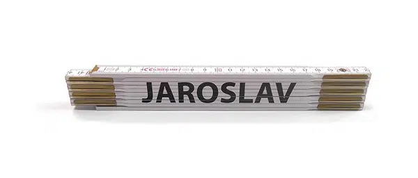 MAGG Skladací metr PATRIK, 2 m Jméno na metru: JAROSLAV