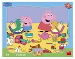 Puzzle Peppa Pig si hraje 12 dílků deskové tvary