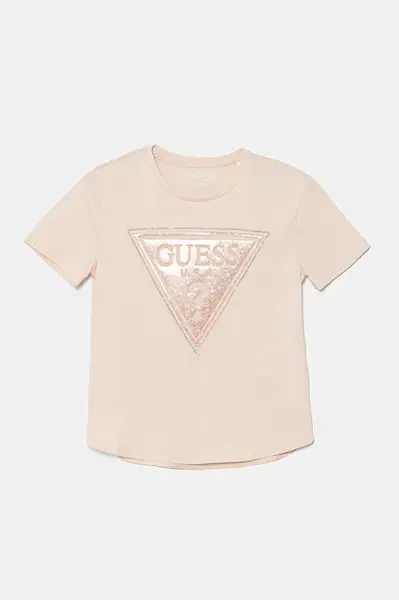Dětské tričko Guess béžová barva, J5GI15 K6YW4
