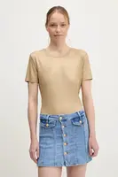 Tričko Answear.LAB dámské, zlatá barva