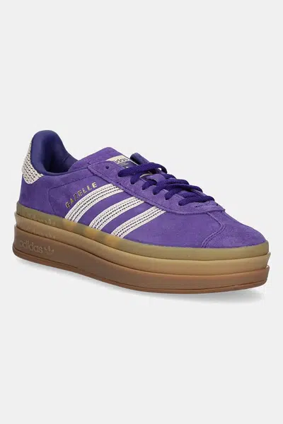 Tenisky adidas Originals Gazelle Bold W fialová barva, JS3359