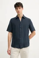 Lněná košile BOSS Orange