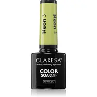 Claresa SoakOff UV/LED Color Neon gelový lak na nehty odstín 3 5 g