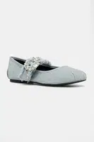 Baleríny Buffalo Daphne Glam modrá barva, 1620028-BLU