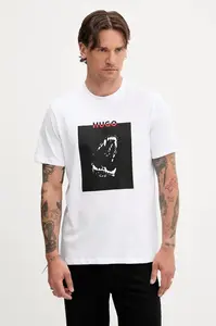 Bavlněné tričko HUGO Dobero