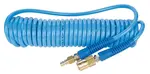 Aircraft® Spirálová PU hadice PRO 10 m, O 8/12 mm, 8 bar s rychlospojkami