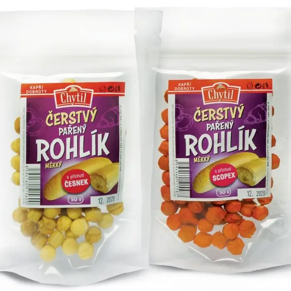 Chytil pařený rohlík 50g - česnek