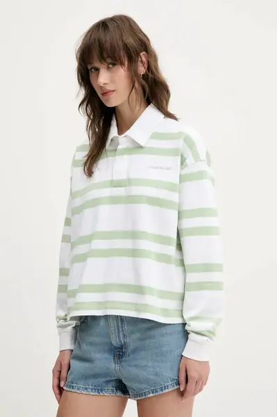 Bavlněné tričko s dlouhým rukávem Guess Jeans