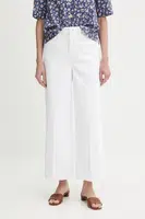 Bavlněné džíny Tommy Hilfiger dámské, bílá barva, WW0WW44363