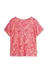 Dětské tričko Mini Rodini Mini leopard růžová barva, 1100029328