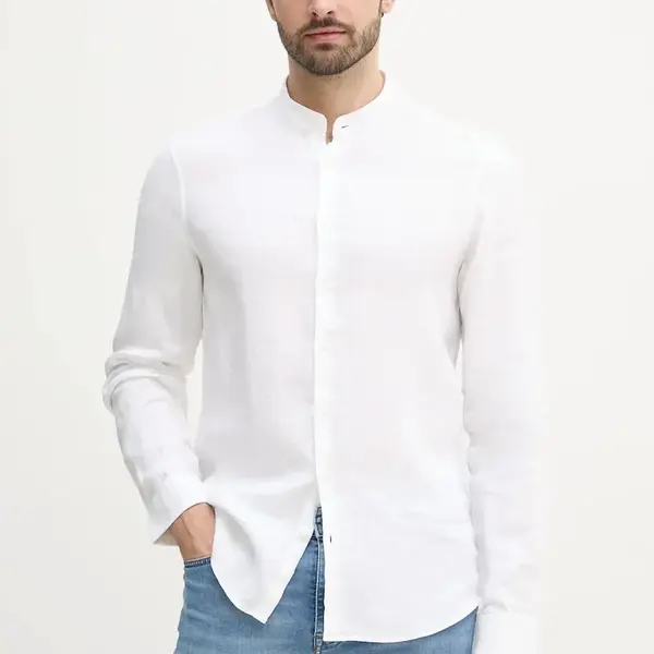 Lněná košile Calvin Klein