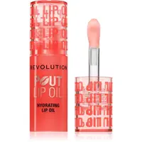 Revolution Pout Lip olej na rty s hydratačním účinkem odstín Peach 3 ml