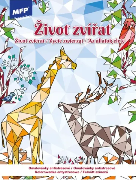 Omalovánky antistresové Život zvířat