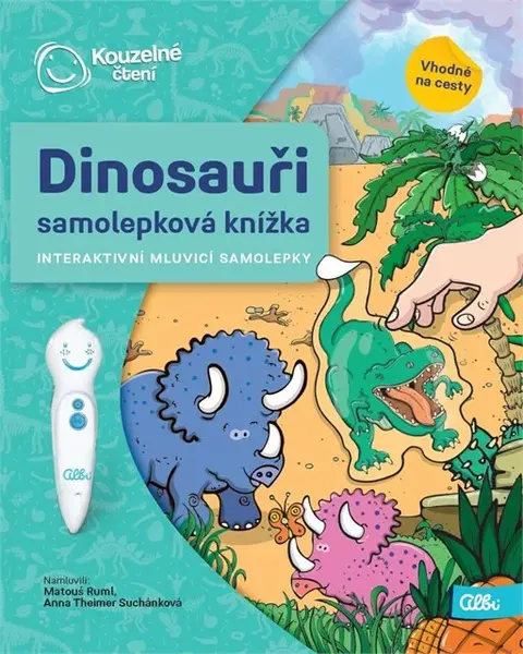 KČ Samolepková knížka Dinosauři - Lucie Krystlíková