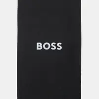 Bavlněný ručník BOSS šedá barva, 50544840