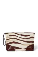 Taštička Lauren Ralph Lauren dámská, hnědá barva, 432974536