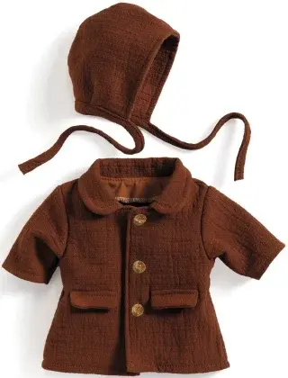 Obleček pro panenky Podzimní kabátek