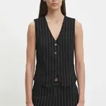 Vesta Bruuns Bazaar DecumariaBBBielle černá barva, jednořadá, BBW4079