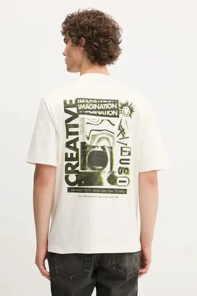 Bavlněné tričko Hugo Blue Nylix