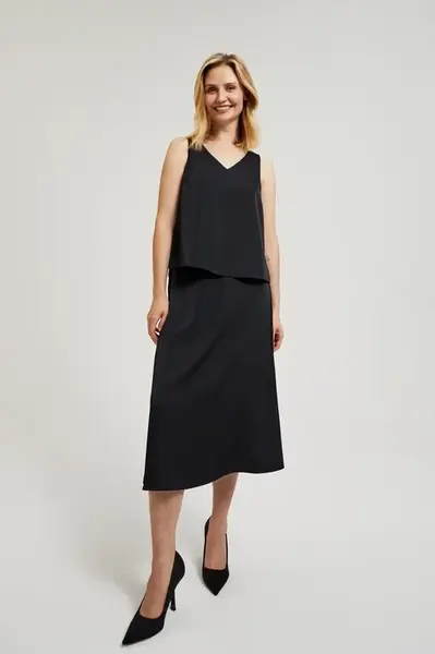 Marisse Women's Skirt Z-Sc-4510 Black