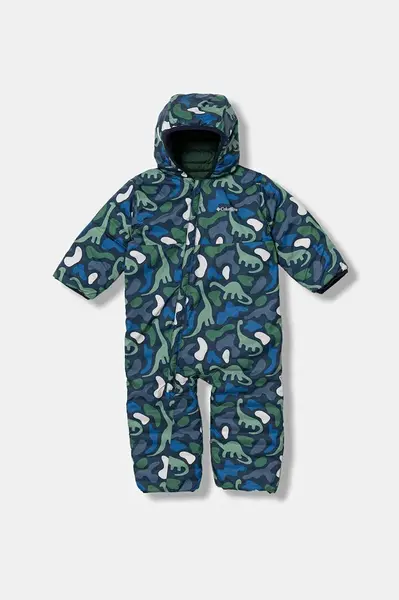 Kojenecký overal Columbia Powder Lite Reversible Bunting béžová barva, 2088751