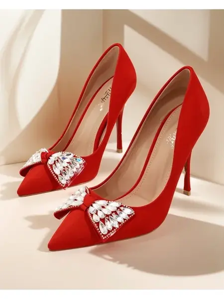 Resti Women's stiletto heels with a bow Cocarte