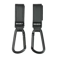 Dooky Háčky na kočárek Buggy Hook Small 2 ks black
