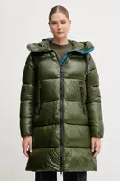 Bunda Save The Duck ISABEL zelená barva, přechodná, D45510W.LOVE21