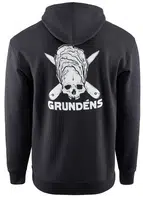 Grundéns mikina displacement dwr hoodie zero shucks black - xxxl