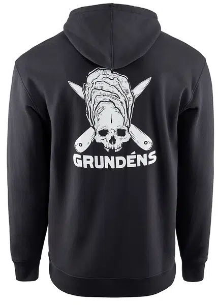 Grundéns mikina displacement dwr hoodie zero shucks black - xxxl