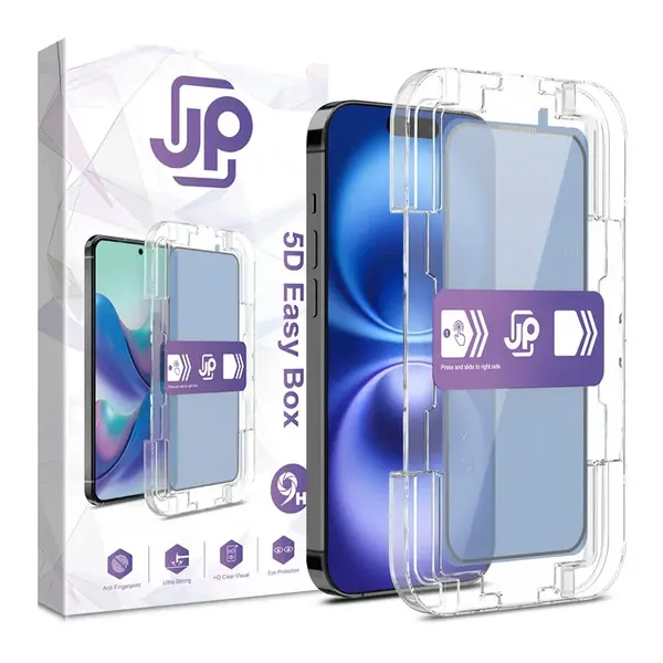 JP Easy Box 5D Tvrzené sklo, iPhone 16 Plus