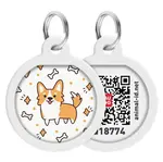 WAUDOG Identifikační známka QR Corgi, Velikost: S